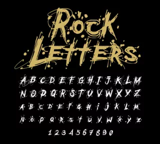 DEKOR PÍSMO ROCK 02