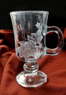 Sklenice na kávu čaj, BŘEČŤAN - ŠÍPKOVÁ RŮŽE, VEN.01, 250ML