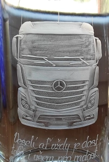 DEKOR TAHAČ MERCEDES TIR