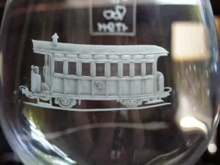 DEKOR HISTORYCKÉ VAGÓNY W8, NA SKLENICE