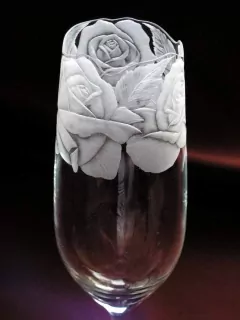 DEKOR SVATEBNÍ, RŮŽE2xRR, PRO ČÍŠE