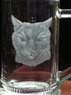 DEKOR Kočka.08, na vázy