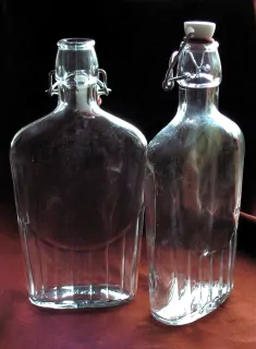 PLOCHÁ LAHEV, 0,5l, DRÁT KERAM GUMA ŠPUNT